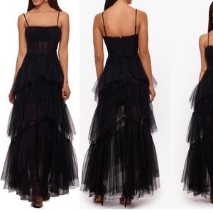 Betsy & Adam tiered tulle dress